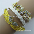 MYLOVE rhinestone bracelet with wing charm new design MLZ017